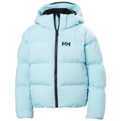 Kurtka z kapturem dla dziewczynki Helly Hansen Nora. Niebieskie buty zimowe dziewczęce Helly Hansen, bez wzorów, z puchu, bez zapięcia. Za 809.00 zł.