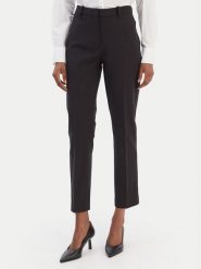 Tommy Hilfiger Chinosy Gabardine WW0WW48350 Czarny Slim Fit. Czarne spodnie materiałowe damskie Tommy Hilfiger, bez wzorów, z bawełny. Za 499.99 zł.