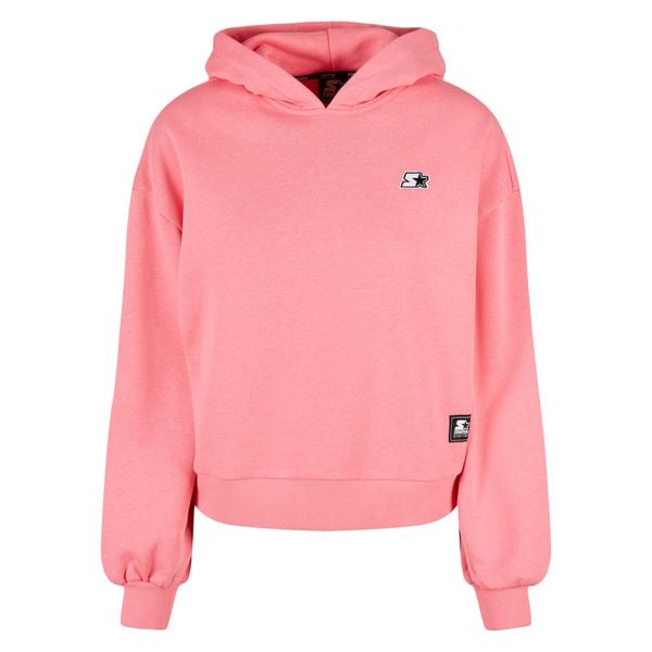 Bluza damska z kapturem Urban Classics Starter essential oversize. Czerwone bluzy damskie Urban Classics, l, z aplikacjami, z bawełny, z kapturem. Za 269.30 zł.