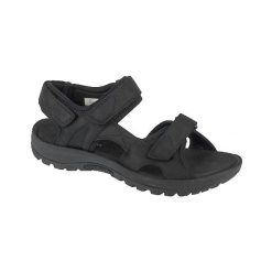 Sandały Trekkingowe Męskie Merrell Sandspur 2 Convert. Czarne sandały męskie Merrell, z nubiku, bez zapięcia. Za 352.30 zł.