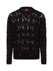Finshley & Harding London sweter z dzianiny Mężczyźni Bawełna czarny, L. Czarne swetry przez głowę męskie Finshley & Harding London, l, bez wzorów, z bawełny, bez kołnierzyka. Za 249.95 zł.