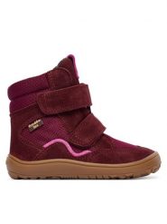 Froddo Kozaki Barefoot Tex Winter Tl G3160247-6T M Bordowy. Czerwone buty zimowe dziewczęce Froddo, bez wzorów, ze skóry, bez zapięcia. Za 399.99 zł.