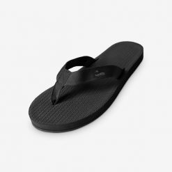 Klapki damskie - Easy Living Lite Black. Czarne klapki damskie INDOSOLE, bez wzorów, z nylonu, sportowe, bez obcasa. Za 132.00 zł.