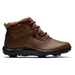 Buty do golfa damskie Footjoy Stormwalker zimowe. Obuwie sportowe damskie FOOTJOY, bez wzorów, ze skóry, na golfa. Za 649.99 zł.