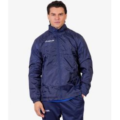 Niebieska kurtka przeciwdeszczowa Givova Rain Master. Niebieskie kurtki męskie Givova, m, bez wzorów, z poliesteru, bez kaptura. Za 149.99 zł.