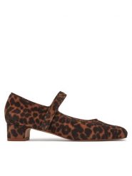 Balagan Baleriny Dora Brązowy. Brązowe baleriny damskie BALAGAN, bez wzorów, ze skóry, bez obcasa. Za 419.99 zł.