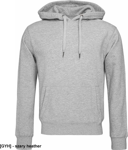Stedman SST5600 - Bluza męska z kapturem - szary heather 3XL. Brązowe bluzy męskie Stedman, m, bez wzorów, z kapturem. Za 230.96 zł.