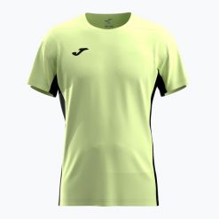 Koszulka tenisowa męska Joma Challenge. Zielone koszulki sportowe męskie Joma, l, bez wzorów, z elastanu, bez kołnierzyka, bez ramiączek, na fitness i siłownię. Za 130.10 zł.