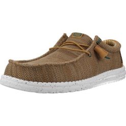 Buty HEY DUDE WALLY STRETCH SOX Brązowy. Brązowe trekkingi męskie PRO BRANDS, trekkingowe. Za 283.99 zł.