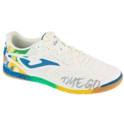 Buty halowe do piłki nożnej męskie, DZ-7 DZ7W 25 IN. Białe buty sportowe męskie Joma, bez zapięcia, do piłki nożnej. Za 319.99 zł.