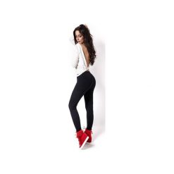 Legginsy Lea. Czarne legginsy damskie Ivon, z tkaniny. Za 99.00 zł.
