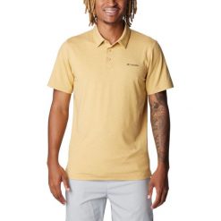 T-shirt męski Columbia Tech Trail z kołnierzem. Żółte koszulki polo męskie Columbia, m, bez wzorów, z elastanu, bez kołnierzyka, bez ramiączek, żeglarskie. Za 213.10 zł.