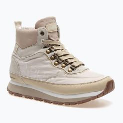 Buty damskie Napapijri NP0A4HVU. Brązowe obuwie sportowe damskie Napapijri, bez wzorów, trekkingowe. Za 399.99 zł.