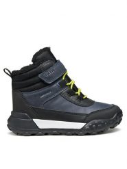 Geox Śniegowce J Trekkyup B Abx J46MBE 0MEMS C0749 M Granatowy. Niebieskie buty zimowe chłopięce Geox, bez wzorów, ze skóry, bez zapięcia. Za 249.99 zł.