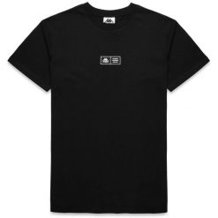 Koszulka Kappa Authentic Nuria. Czarne koszulki sportowe męskie Kappa, m, bez wzorów, bez kołnierzyka, bez ramiączek. Za 255.50 zł.