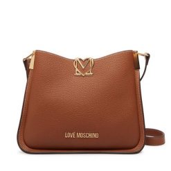 Torebka LOVE MOSCHINO. Brązowe listonoszki damskie Love Moschino, bez wzorów, bez dodatków. Za 939.99 zł.