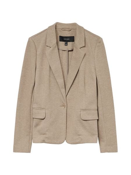 Vero Moda Marynarka Julia 10154123 Beżowy Regular Fit. Brązowe żakiety damskie Vero Moda, bez wzorów. Za 199.99 zł.