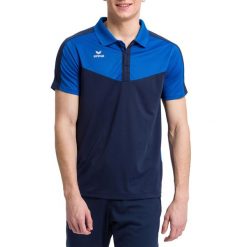 Polo Erima Squad. Niebieskie koszulki polo męskie Erima, m, bez wzorów, z materiału, sportowe, bez ramiączek. W wyprzedaży za 99.50 zł.