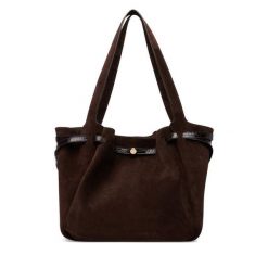 Torebka Tory Burch. Brązowe torebki do ręki damskie Tory Burch, bez wzorów, bez dodatków. Za 3,064.00 zł.