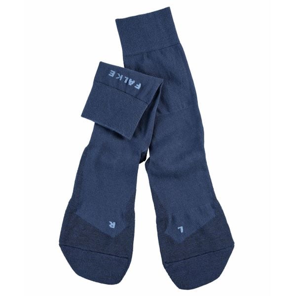 Skarpetki Falke GO2. Niebieskie skarpety męskie Falke, bez wzorów, z bawełny. Za 144.00 zł.
