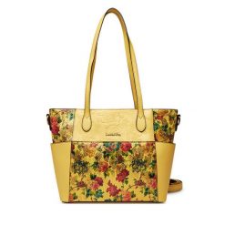 Torebka Laura Vita. Brązowe torebki do ręki damskie Laura Vita, bez wzorów, klasyczne, bez dodatków. Za 279.99 zł.