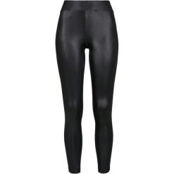 Legginsy Damskie Ze Skóry Ekologicznej. Czarne legginsy damskie Urban Classics, l, bez wzorów, ze skóry ekologicznej, trekkingowe. Za 84.99 zł.