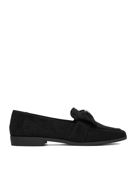 JENNY Loafersy CEO-R25SS05875 Czarny. Czarne mokasyny damskie Jenny, z materiału. Za 129.99 zł.