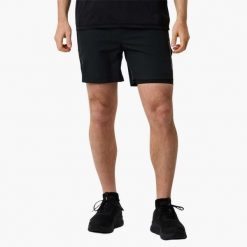 Szorty treningowe Trening Męska Swedemount Core 2-In-1 Shorts szybkoschnące. Czarne krótkie spodenki sportowe męskie SWEDEMOUNT, m, bez wzorów, do biegania. Za 169.99 zł.
