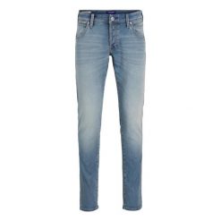 Jeansy Jack & Jones Mike 423 niebieski denim. Niebieskie jeansy męskie Jack&Jones, sportowe. Za 211.46 zł.