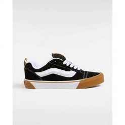 Buty do chodzenia unisex Vans Knu Skool. Czarne obuwie sportowe damskie Vans, bez wzorów, z gumy, trekkingowe. Za 526.00 zł.