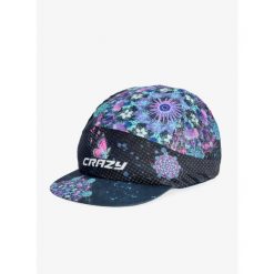 Czapka z daszkiem do biegania Crazy Pacman Cap Run - mandala. Niebieskie czapki i kapelusze damskie CRAZY, bez wzorów. Za 214.99 zł.