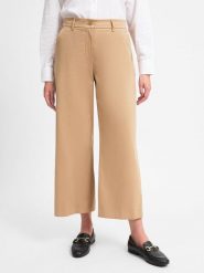 Weekend Max Mara spodnie materiałowe - Urial Kobiety Bawełna beżowy, 40. Brązowe spodnie materiałowe damskie Weekend Max Mara, uniwersalny, bez wzorów, z bawełny. Za 599.95 zł.