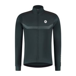 Koszulka rowerowa męska Rogelli MONO z długim rękawem. Zielone bluzy męskie Rogelli, na jesień, m, bez wzorów, bez kaptura. Za 338.00 zł.
