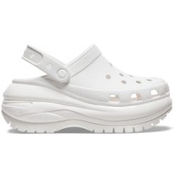 Tenisówki Crocs Model Classic Mega Crush Clog Kolor Biały. Białe skarpety damskie Crocs, bez wzorów, z gumy. Za 333.00 zł.