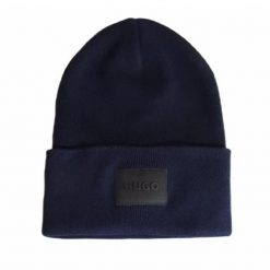 Czapka zimowa Hugo Boss Xevon Beanie Granatowa - 50551508-693. Niebieskie czapki i kapelusze damskie Boss, na zimę, bez wzorów, sportowe. Za 240.35 zł.