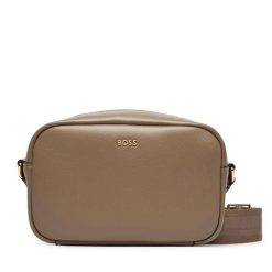 Torebka BOSS. Brązowe torebki do ręki damskie Boss, bez wzorów, bez dodatków. Za 449.99 zł.