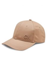 Calvin Klein Czapka z daszkiem K60K612000 Beżowy. Brązowe czapki i kapelusze damskie Calvin Klein, bez wzorów, z bawełny. Za 119.99 zł.