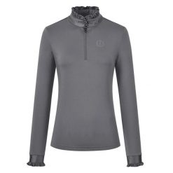 Damska koszulka jeździecka z długim rękawem Imperial Riding Anna. Szare t-shirty i topy dla dziewczynek IMPERIAL RIDING, bez wzorów, bez ramiączek. Za 265.00 zł.