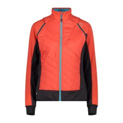 Kurtka damska z odpinanymi rękawami CMP hybrid. Brązowe kurtki sportowe damskie CMP, bez wzorów, z softshellu, bez kaptura, trekkingowe. W wyprzedaży za 429.35 zł.