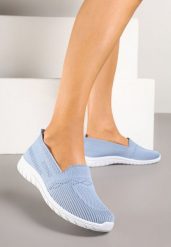 Niebieskie Wsuwane Tenisówki Mokasyny Venni. Niebieskie mokasyny damskie Born2be, z aplikacjami, z jeansu, eleganckie, bez zapięcia. Za 54.99 zł.