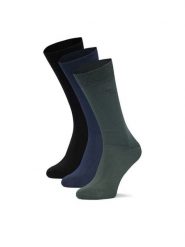 Gino Rossi Skarpety długie CEO_AS_GR_01_W_AW25 (3-pack). Granatowy. Niebieskie skarpety męskie Gino Rossi, bez wzorów, z bawełny. Za 39.99 zł.