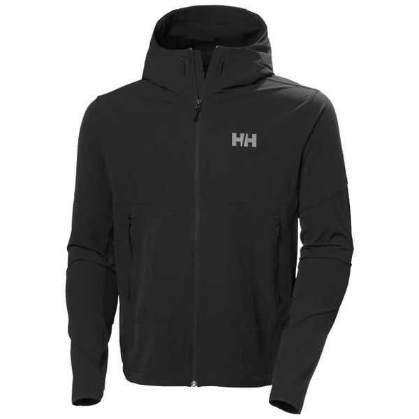 Kurtka wodoodporna z kapturem Helly Hansen Blaze Softshell. Czarne kurtki męskie Helly Hansen, m, bez wzorów, z elastanu, z kapturem. Za 563.00 zł.