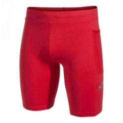 Szorty Joma Elite X. Czerwone krótkie spodenki sportowe męskie Joma, bez wzorów, z materiału, do biegania. Za 287.50 zł.