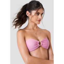J&K Swim X NA-KD Góra bikini z okrągłym detalem - Pink. Bikini damskie marki J&K Swim X NA-KD. Za 40.95 zł.