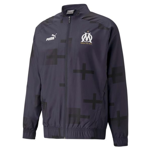 Bluza dresowa om 2022/23 prematch. Białe bluzy męskie Puma, na lato, s, bez wzorów, z dresówki, bez kaptura. Za 293.40 zł.