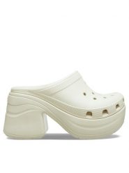 Crocs Klapki Siren Clog 208547 Beżowy. Brązowe klapki damskie Crocs, bez wzorów, z tworzywa sztucznego, bez obcasa. Za 229.99 zł.