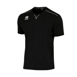 T-Shirt Errea Everton Maglia Mc Mkit Nero Dorośli. Czarne t-shirty męskie ERREA, m, bez wzorów, z materiału, eleganckie, bez kołnierzyka. Za 156.00 zł.