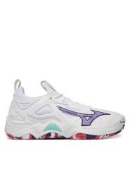 Mizuno Buty halowe Wave Momentum 3 V1GC2312 Biały. Białe obuwie sportowe damskie Mizuno, bez wzorów, z materiału. Za 399.99 zł.