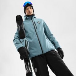 Męska kurtka snowboardowa Sporty zimowe Mężczyzna Siroko W2 Beluga. Niebieskie kurtki sportowe męskie SIROKO, na zimę, m, bez wzorów, z softshellu, narciarskie. W wyprzedaży za 339.00 zł.