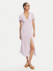 Billabong Sukienka letnia Jet Set EBJWD00134 Fioletowy Regular Fit. Fioletowe sukienki damskie Billabong, na lato, xl, bez wzorów, z wiskozy, bez kołnierzyka, bez ramiączek. Za 219.99 zł.